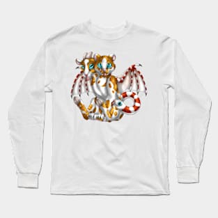 Chimera Cubs: Ginger Bicolor Tabby Long Sleeve T-Shirt